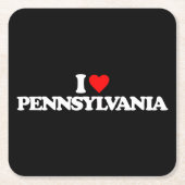 IK HOOP VAN PENNSYLVANIA KARTONNEN ONDERZETTERS (Voorkant)