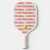 IK HOOP VAN PICKLEBALL SportFun Yellow Ball Net Te Paddle (Achterkant)