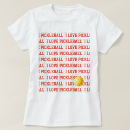 IK HOOP VAN PICKLEBALL SportFun Yellow Ball Net Te T-shirt