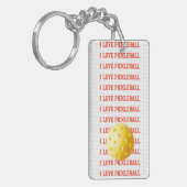 IK HOOP VAN PICKLEBALL Sportspel Net Fun Ke Sleutelhanger (Voorkant Links)