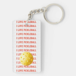 IK HOOP VAN PICKLEBALL Sportspel Net Fun Ke Sleutelhanger