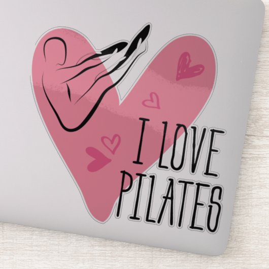IK HOOP VAN PILATES Pilates Rocker Pose Sticker (Detail)