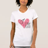 IK HOOP VAN PILATES Pilates Rocker Pose T-shirt (Voorkant)