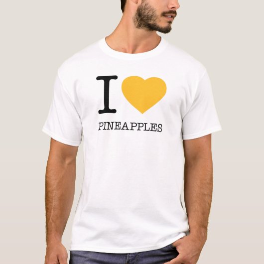 IK HOOP VAN PINEAPPELS T-SHIRT (Voorkant)