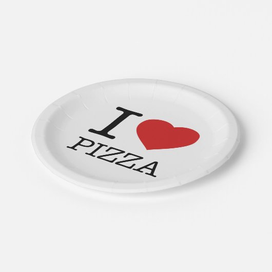 IK HOOP VAN PIZZA PAPIEREN BORDJE (Gekanteld)