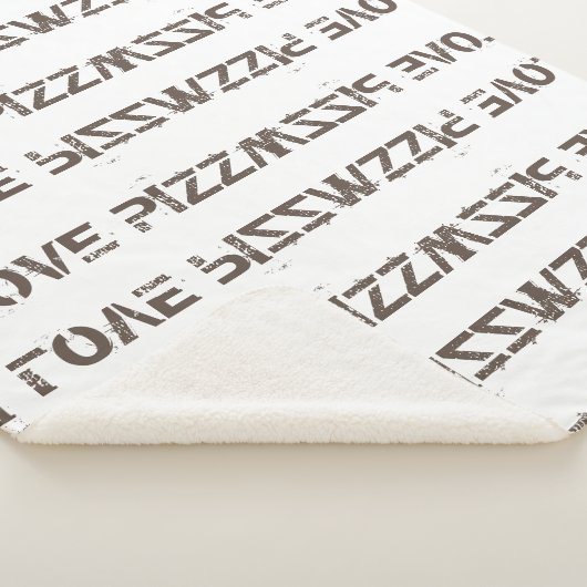 IK HOOP VAN PIZZA SHERPA DEKEN (3/4)