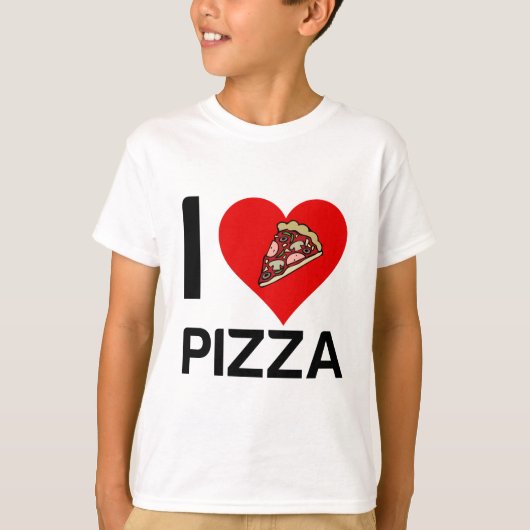 IK HOOP VAN PIZZA T-SHIRT (Voorkant)