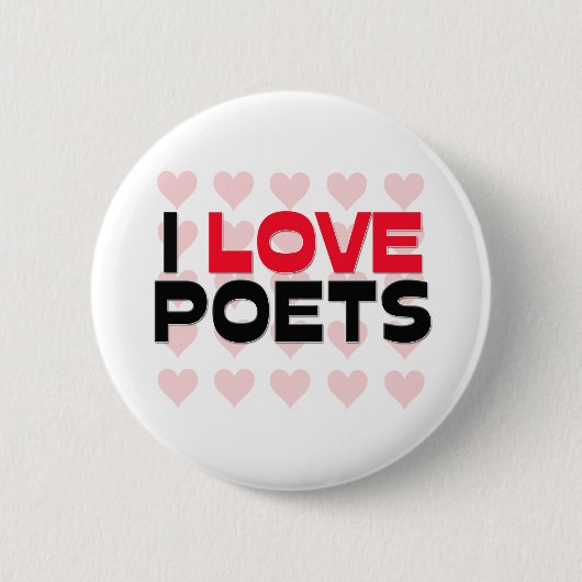 IK HOOP VAN POETS RONDE BUTTON 5,7 CM (Voorkant)