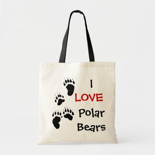 IK HOOP VAN POLAIRE BEREN TOTE BAG (Voorkant)