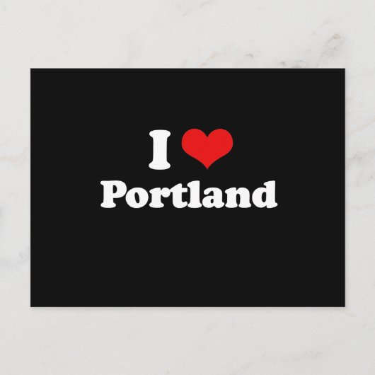 IK HOOP VAN PORTLAND BRIEFKAART (Voorkant)