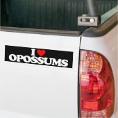IK HOOP VAN POSSUMS BUMPERSTICKER (Op Truck)