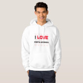 IK HOOP VAN POSTWERKNEMERS HOODIE (Voorkant volledig)