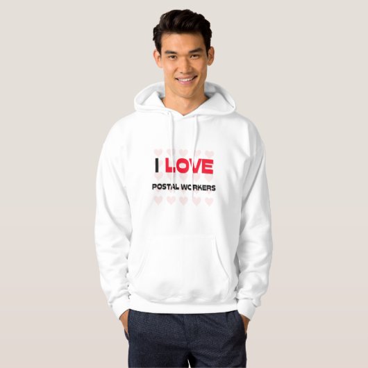 IK HOOP VAN POSTWERKNEMERS HOODIE (Voorkant volledig)