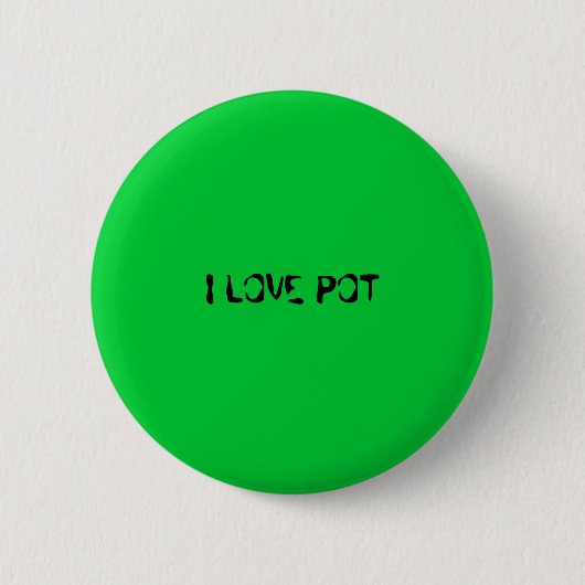 IK HOOP VAN POT RONDE BUTTON 5,7 CM (Voorkant)