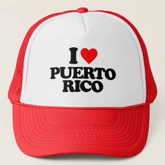 IK HOOP VAN PUERTO RICO TRUCKER PET (Voorkant)