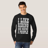 IK HOOP VAN RIDING EN MISSCHIEN 3 MENSEN T-Shirt (Voorkant volledig)