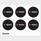 IK HOOP VAN RILEY RONDE STICKER (Vel)