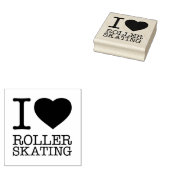 IK HOOP VAN ROLLER SKING RUBBERSTEMPEL (Gestempeld)