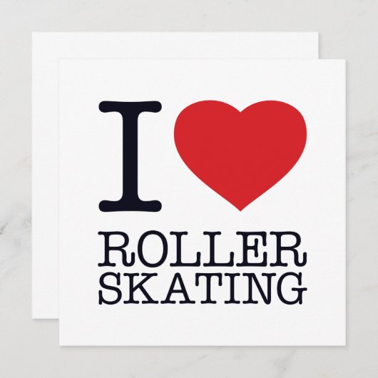 IK HOOP VAN ROLLER SKING SAVE THE DATE (Voorkant / Achterkant)