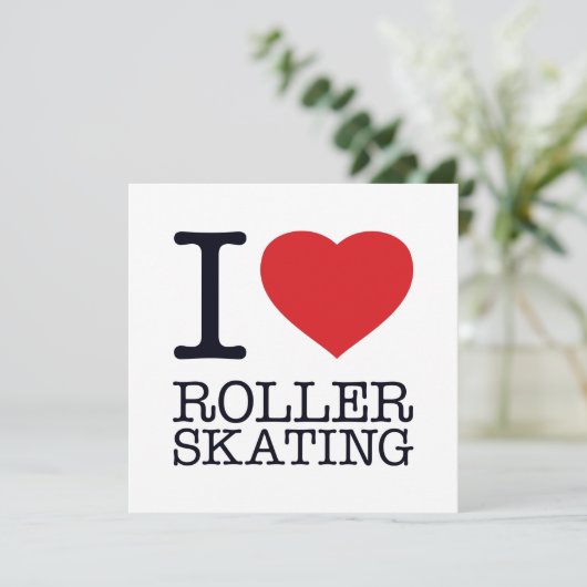 IK HOOP VAN ROLLER SKING SAVE THE DATE (Staand voorkant)