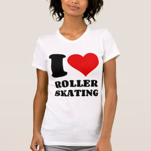 IK HOOP VAN ROLLER SKING T-SHIRT