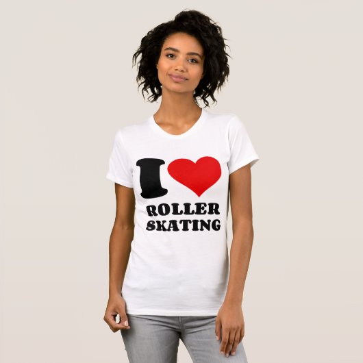 IK HOOP VAN ROLLER SKING T-SHIRT (Voorkant volledig)