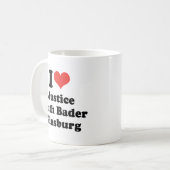 IK HOOP VAN RUTH BADER GINSBURG - .png Koffiemok (Voorkant links)