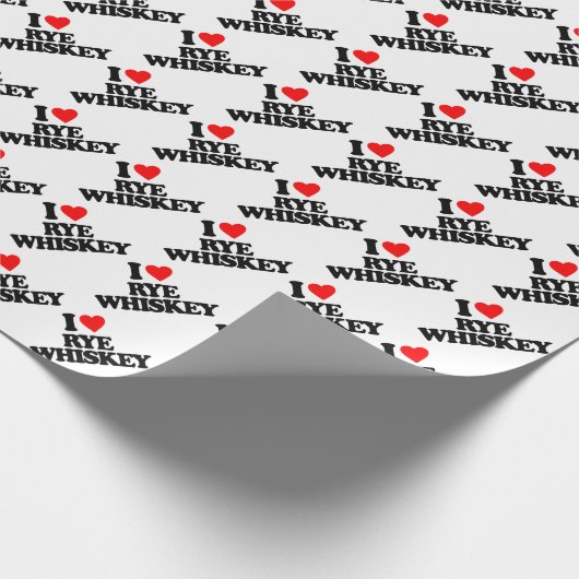 IK HOOP VAN RYE WHISKEY CADEAUPAPIER (Hoek)