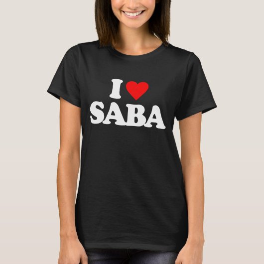 IK HOOP VAN SABA T-SHIRT (Voorkant)
