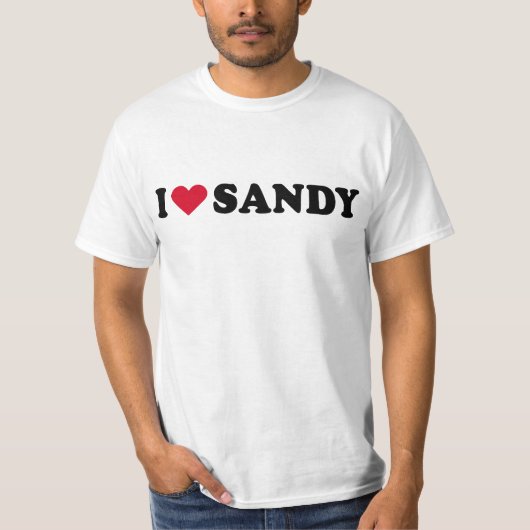 IK HOOP VAN SANDY T-SHIRT (Voorkant)