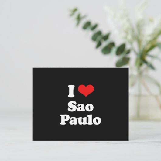 IK HOOP VAN SAO PAULO BRIEFKAART (Staand voorkant)
