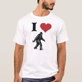 IK HOOP VAN SASQUATCH BIGFOOT T SHIRT