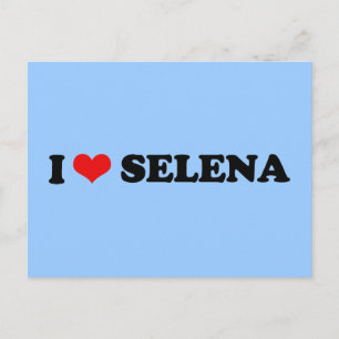 IK HOOP VAN SELENA BRIEFKAART