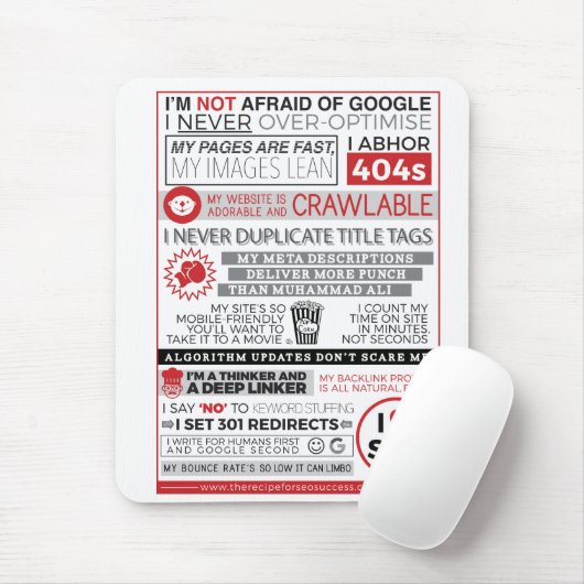 IK HOOP VAN SEO MOUSEPAD MUISMAT (Met muis)