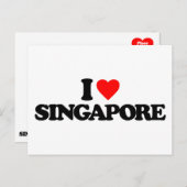 IK HOOP VAN SINGAPORE BRIEFKAART (Voorkant / Achterkant)