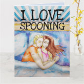 IK HOOP VAN SPOONEN MET JE ROMANTISCHE grote KAART (Gele Bloem)