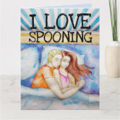 IK HOOP VAN SPOONEN MET JE ROMANTISCHE grote KAART (Voorkant)