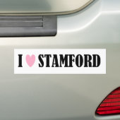 IK HOOP VAN STAMFORD BUMPERSTICKER (Op auto)