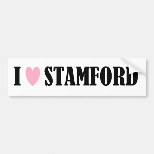 IK HOOP VAN STAMFORD BUMPERSTICKER (Voorkant)