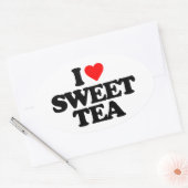 IK HOOP VAN SWEET TEA OVALE STICKER (Envelop)