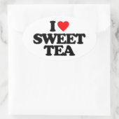 IK HOOP VAN SWEET TEA OVALE STICKER (Tas)