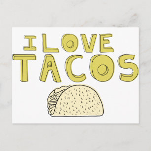 IK HOOP VAN TACOS BRIEFKAART