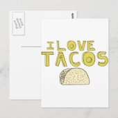 IK HOOP VAN TACOS BRIEFKAART (Voorkant / Achterkant)