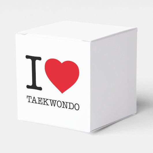 IK HOOP VAN TAEKWONDO BEDANKDOOSJES (Voorkant Zijde)