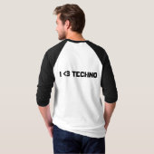 IK HOOP VAN TECHNO T-SHIRT (Achterkant volledig)