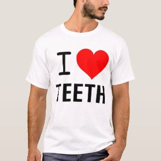 IK HOOP VAN TEETH T-SHIRT