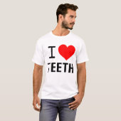 IK HOOP VAN TEETH T-SHIRT (Voorkant volledig)