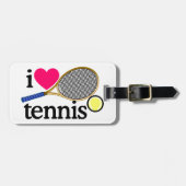 IK HOOP VAN TENNIS BAGAGELABEL (Voorkant horizontaal)