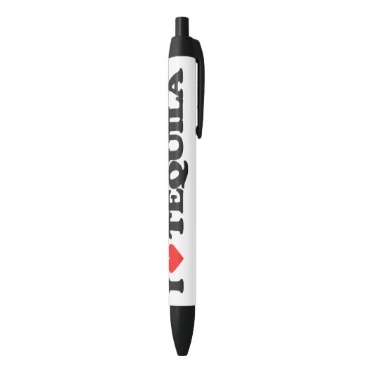 IK HOOP VAN TEQUILA ZWARTE INKT PEN (Achterkant (Verticaal))
