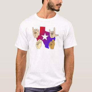 IK HOOP VAN TEXAS SIGN TAAL T-SHIRT